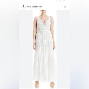 Max Studio Ivory Maxi Dress